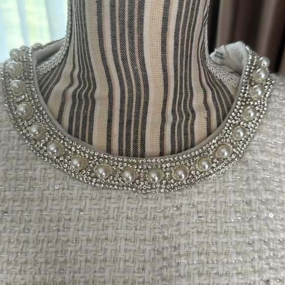 Alice and Olivia Coley Embellished Tweed Mini dress size 10 - Picture 9 of 9